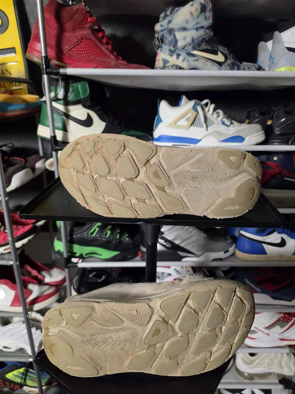 🔥 Hoka Clifton 9 Men's Size 13 EE Running Shoes in Tan White Logo